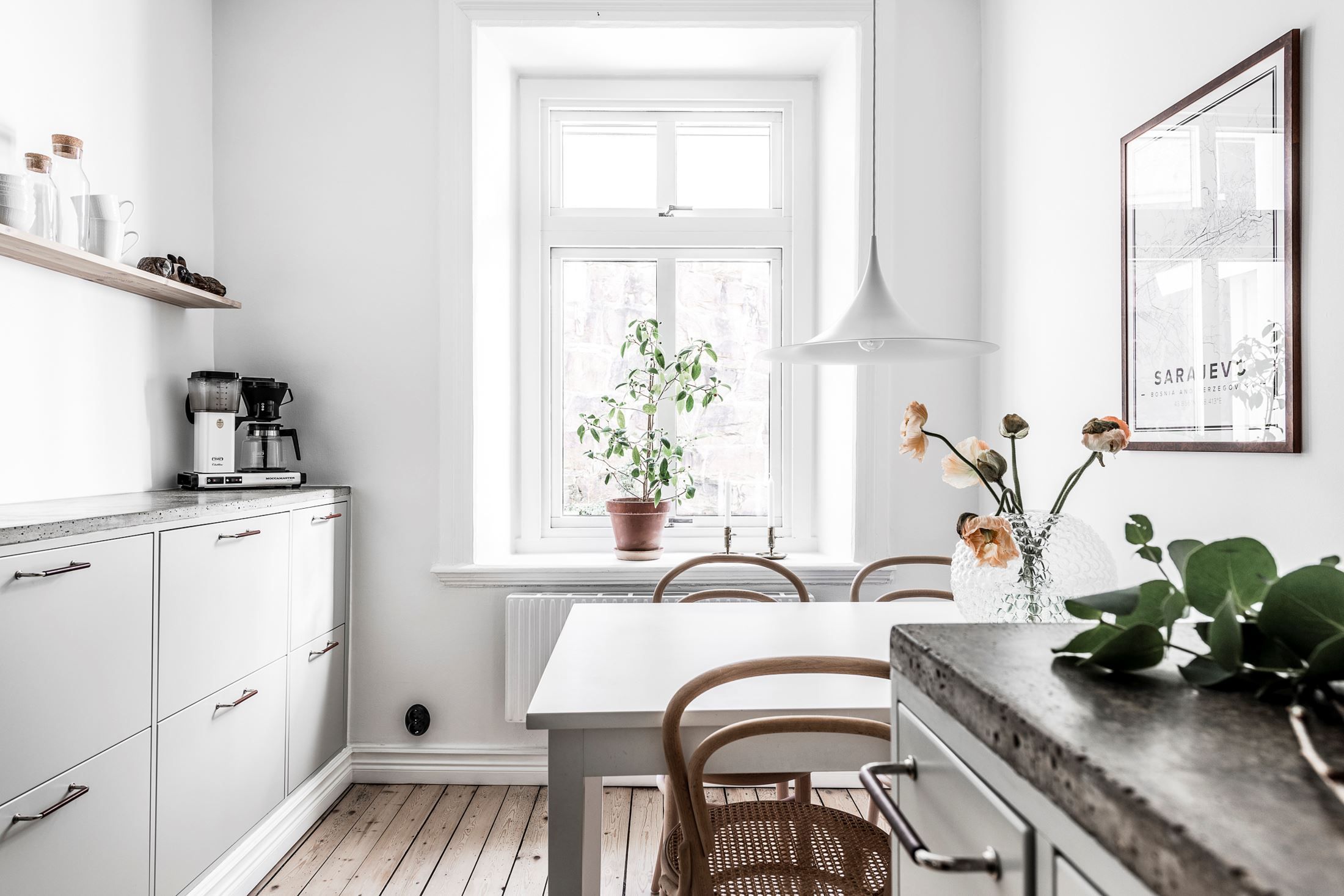 Kaunis huoneisto tyylikkäällä sisustuksella